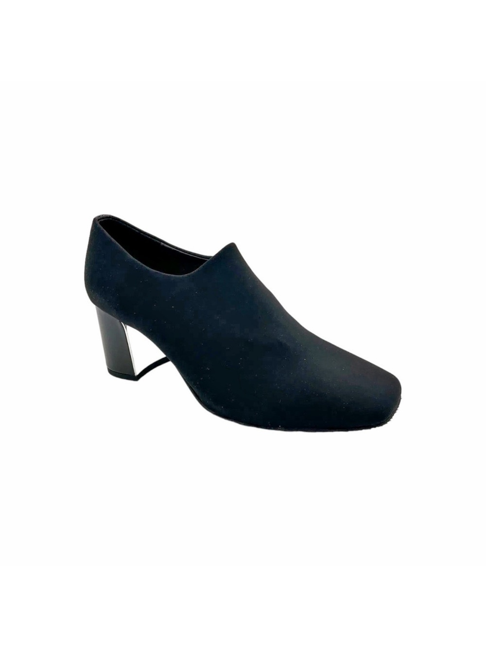 Donald Pliner Women's Chelsie Crepe Elastic Heeled Bootie Black -